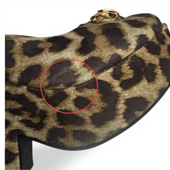 Kurt Geiger London Leopard Slingback Platform Wedge Sandals Women’s 9 Maximalist - Picture 2 of 13